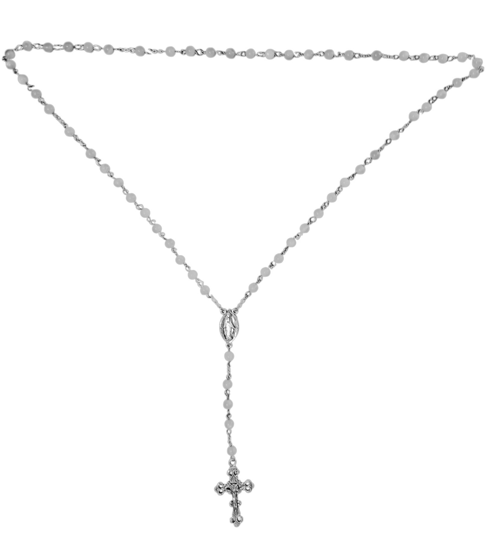 Chapelet fait-main en Pierre de Lune – Intuition & Douceur