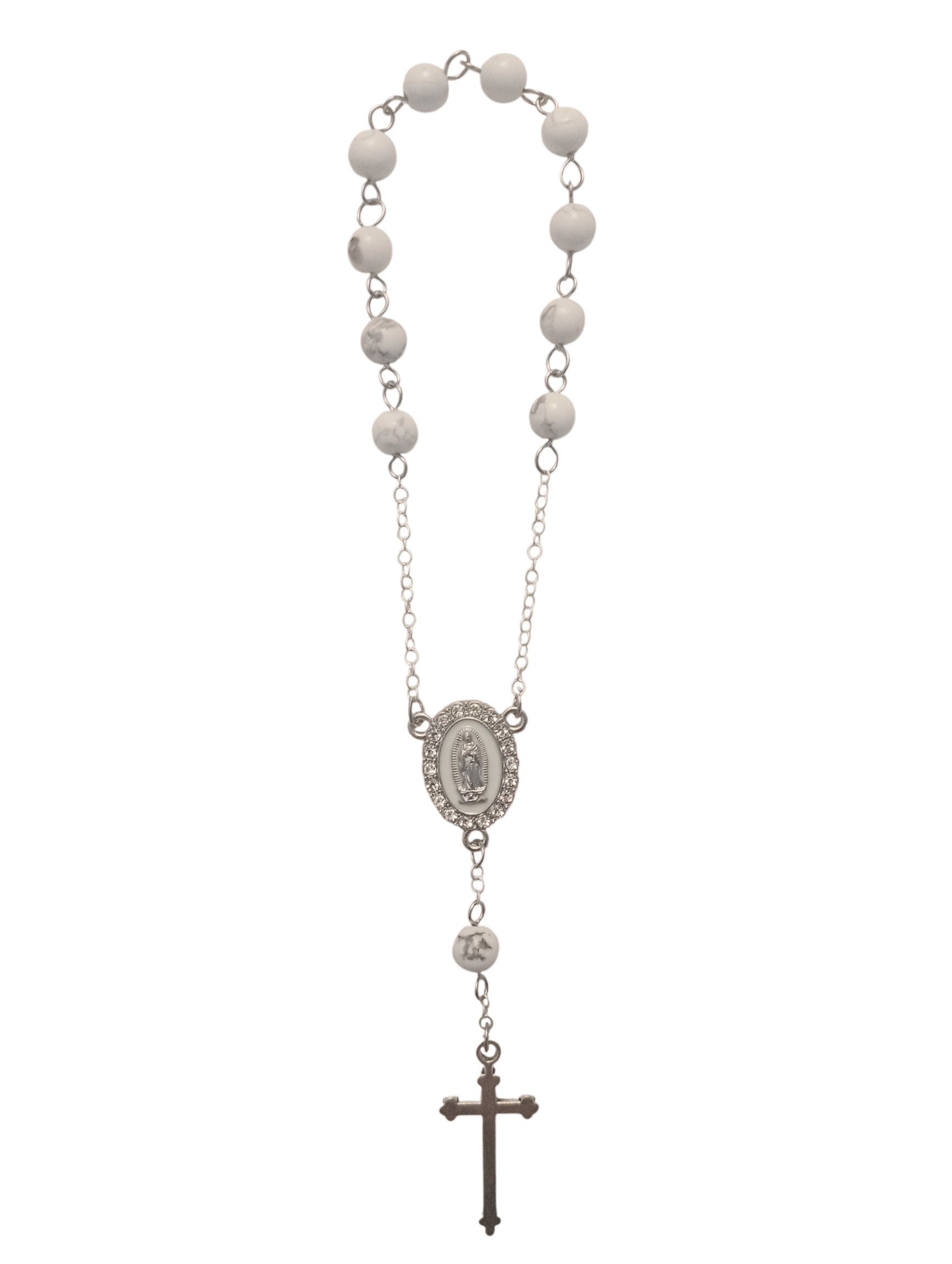 Dizainier en Howlite blanche – Calme & Pureté